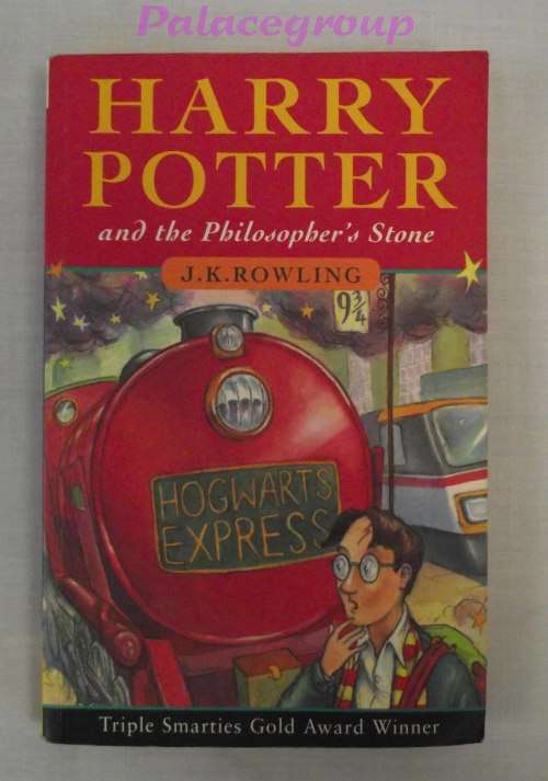 Harry Potter And The Philosopher`s Stone, Tripple Smarties Gold Award Winner, 223 pg, Paperback, A5