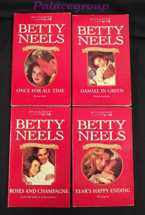 Mills & Boon, Batch Of Four Books, Betty Neels, Collector`s Edition, Good Condition, Paperback, A5