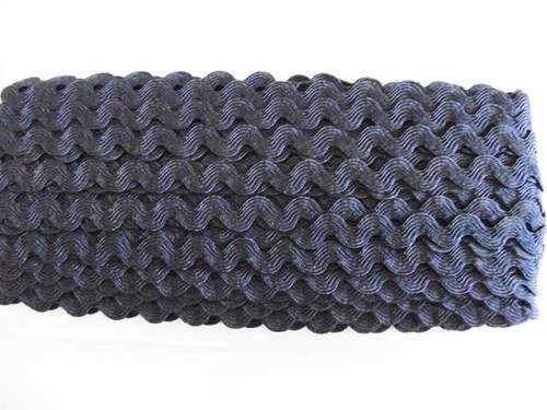 Zigzag Ribbon 1Meter, 5mm, Dark Royal Blue