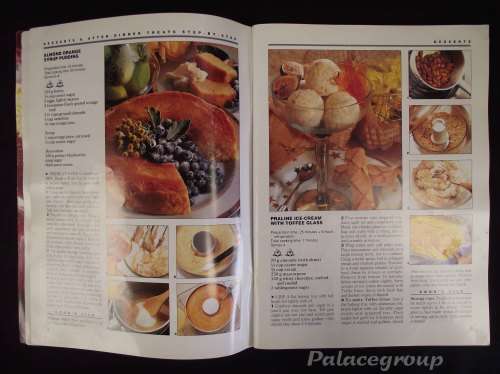 Desserts And After Dinner Treats, New Step By Step, Full Colour, 112 Pg, +100 Recipes, Paperback, A4