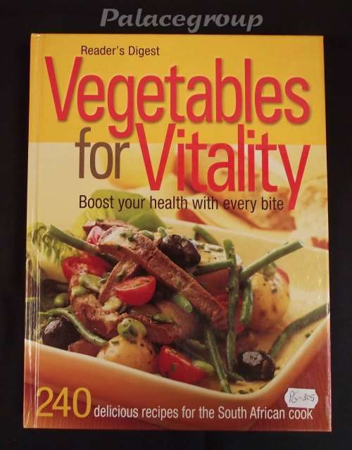 Vegetasbles For Vitality - Reader`s Digest, Boost Your Health, 320 Pg, 240 Recipes, Hard Back, A4