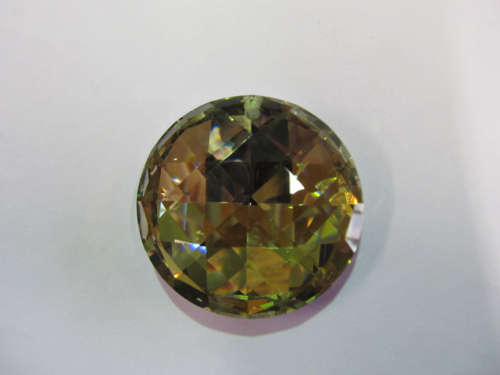 Pendant, Round, Champagne Glass Crystal, 46mm, 1pc