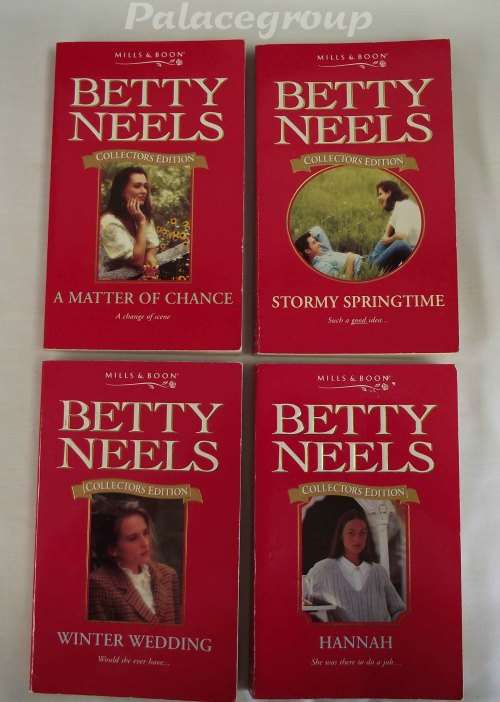 Mills & Boon, Batch Of Four Books, Betty Neels, Collector`s Edition, Good Condition, Paperback, A5
