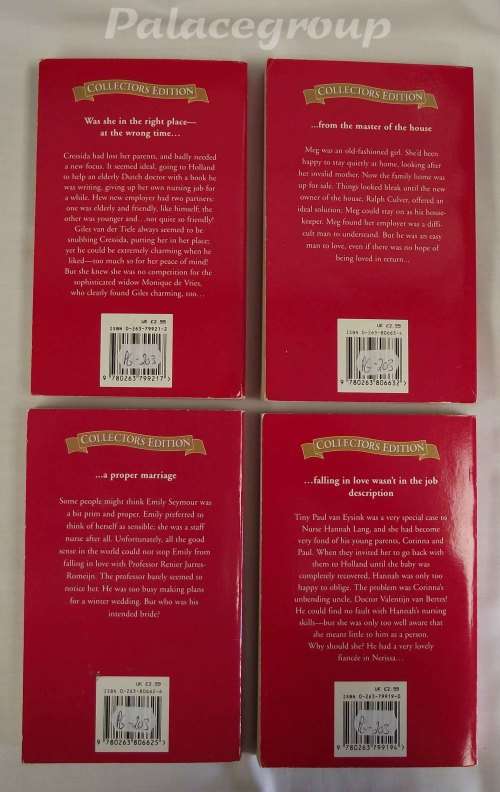 Mills & Boon, Batch Of Four Books, Betty Neels, Collector`s Edition, Good Condition, Paperback, A5