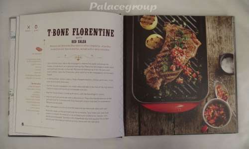 Grill & Plancha - Le Creuset, Original And Traditional Recipes, 72 Pages, 29 Recipes, Hard Cover,