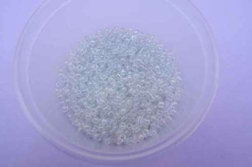 Glass Beads, Seedbeads, Clear AB, 12gr, 8/0