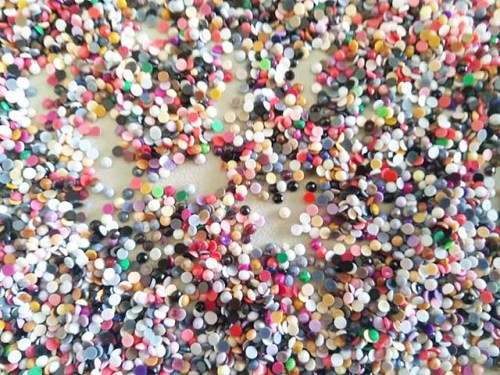 Rhinestones, Mixed Colours, ±200pc, 1.0gr