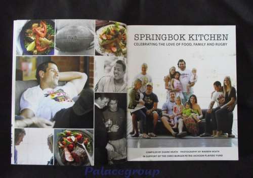 Springbok Kitchen, Celebrating The Love Of Food, Family & Rugby, 56 Recipes, 144 Pages, P/B, +A4
