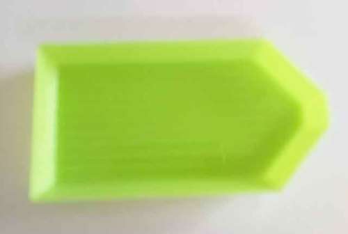 Rhinestone Holder, Green, 90mm x 45mm, 1pc