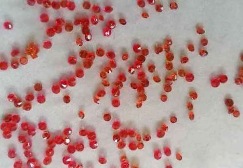 Rhinestones, Pointed, Red, Mixed Sizes, ±50pc