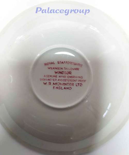 Vintage Tea Set, 6 Cups And Saucers, Royal Staffordshire, Windsor, W.R. Midwinter LTD, See Photos