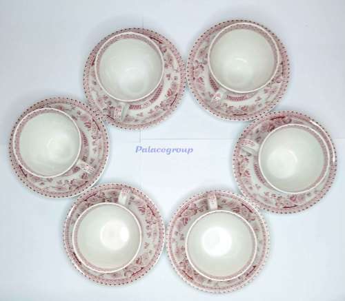 Vintage Tea Set, 6 Cups And Saucers, Royal Staffordshire, Windsor, W.R. Midwinter LTD, See Photos