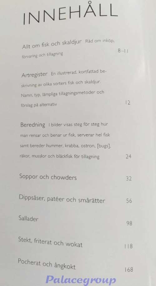 Stora Fisk Och Skaldjurs Kokboken, (Great Seafood Cookbook) Full Colour, 304 Pg, +320 Rec, HC, +A4