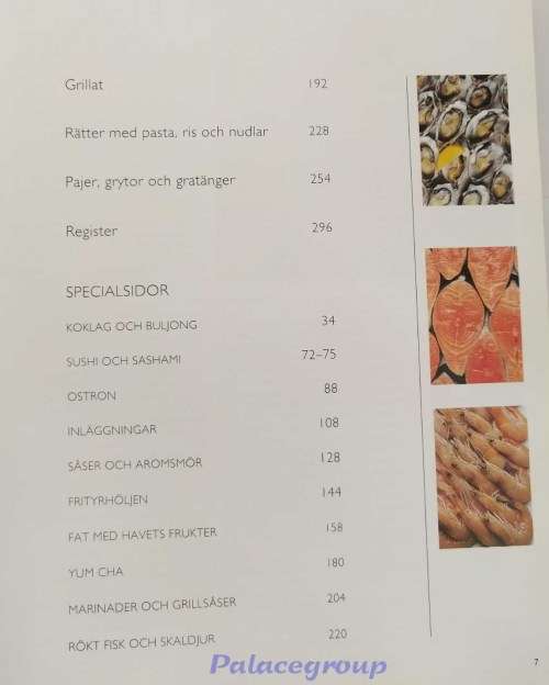 Stora Fisk Och Skaldjurs Kokboken, (Great Seafood Cookbook) Full Colour, 304 Pg, +320 Rec, HC, +A4