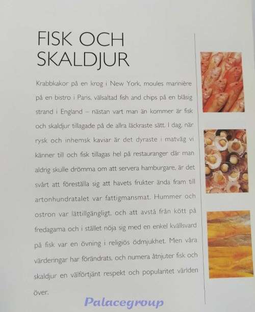 Stora Fisk Och Skaldjurs Kokboken, (Great Seafood Cookbook) Full Colour, 304 Pg, +320 Rec, HC, +A4