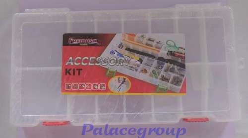 Storage And Display, Clear Plastic Container, 22 Storaged Compartments, 295mm x 155mm x 30mm, 1pc