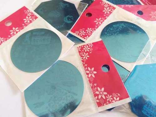 Nail Art, Nail Stamping Plate Set, Mixed Designs, 3pc