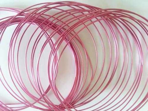 Stringing Material, Soft Wire, Pink, 1.0mm Thickness, 1 Meter / 1 pc