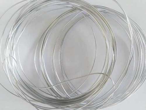 Stringing Material, Soft Wire, Silver (Colour), 1.0mm Thickness, 1 Meter / 1 pc