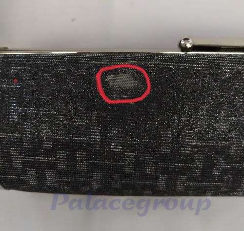 Silver Grey Small Clutch Evening Bag With Inner Zipped Pouch, Size 255mm x 80mm, See Photos....