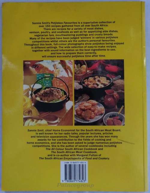Potjiekos Favourites, Sannie Smit, 1988, +150 Recipes, 80 pg, Soft Cover, +A4