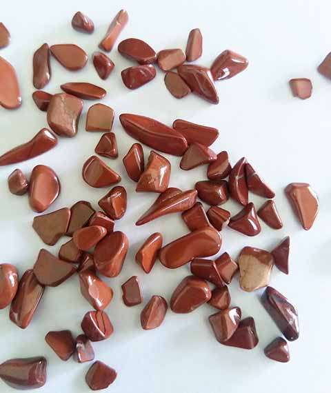 Semi-Precious Beads, Jasper, Chips - No Hole, 3mm - 7mm, 10gr
