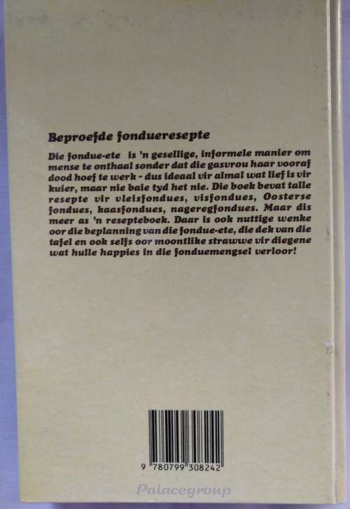 Beproefde Fondueresepte, Erina Bezuidenhout, 159bl, 197 Resp, +A5, Harde Band