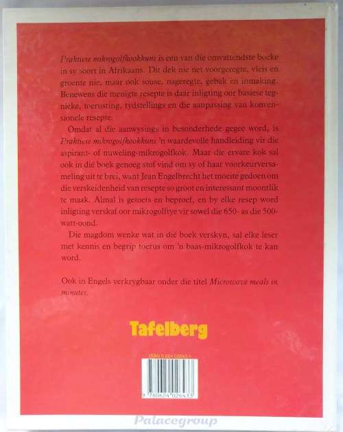 Praktiese Mikrogolf Kookkuns, Jean Engelbrecht, 1989, 116bl, +400 Resp, +A4