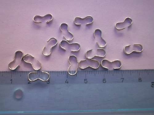 Findings, Other, Chain Link Connector, Nickel, Medium, 11,5mm, ±20pc