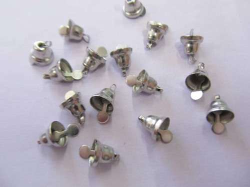 Liberty Bell, Nickel, 10mm x 8mm, 6pc