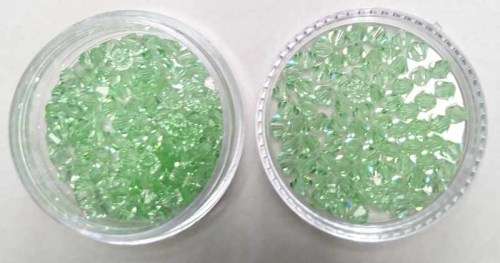 Swarovski Crystal Bicone, Light Green, 3mm, 1pc