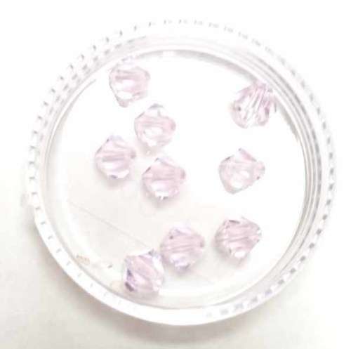 Swarovski Crystal Bicone, Pink, 6mm, 1pc