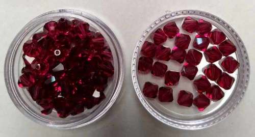 Swarovski Crystal Bicone, Dark Grape, 6mm, 1pc