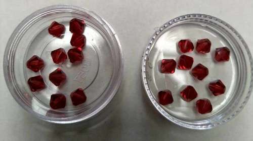 Swarovski Crystal Bicone, Rustic Red, 6mm, 1pc