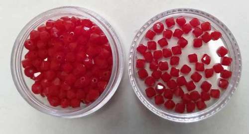 Swarovski Crystal Bicone, Red, 4mm, 1pc