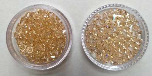 Swarovski Crystal Bicone, Peach, 4mm, 1pc