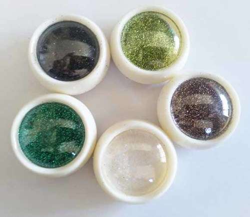 Nail Art, Glitter Set, Mixed Colours, 5pc / 1 Set