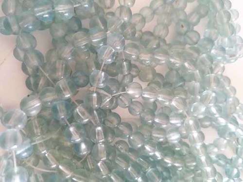 Glass Beads, Plain, Round, Shades of Light Turquoise, 8mm, 40pc