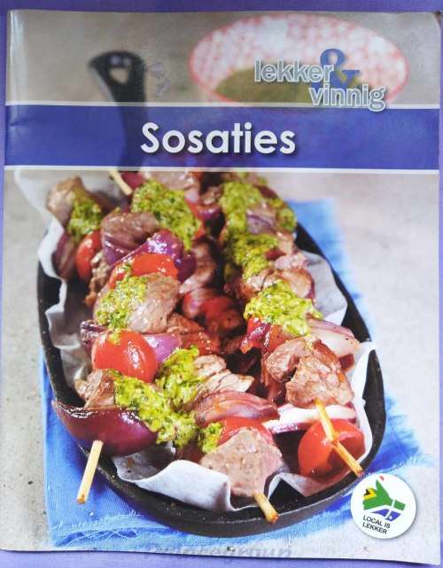 Lekker & Vinnig, Reeks 8, Sosaties, Volkleur Fotos, 20 Resepte, 48Bl, Sagteband, +A4