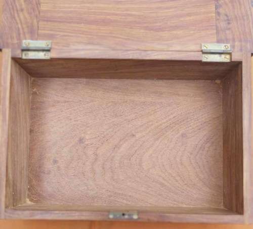 Vintage Imbuia Jewellary Kist / Box, 34cm x 23cm x 10cm. See Photos Below