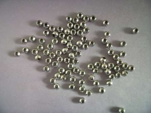 Metal Beads, Metal, Nickel, Round, 6mm, ±20 pc