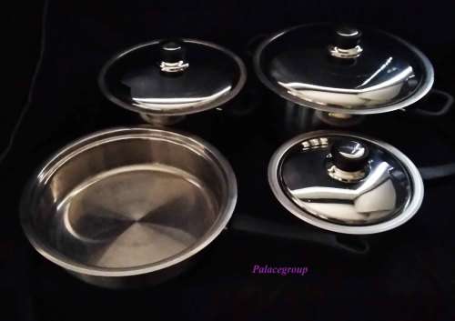 Artisan Fine Quality Cookware Set, 7pc, Display Item, See Photo`s For More Info