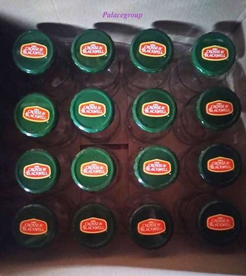 20 x Clear Glass Jars With Lids, Used Mayonnaise Bottles, See Description And Photo`s Below, 1pc