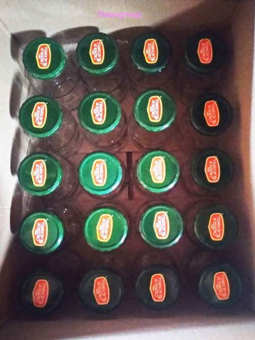 20 x Clear Glass Jars With Lids, Used Mayonnaise Bottles, See Description And Photo`s Below, 1pc