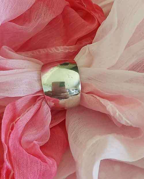 Ring, Silver Dress Ring, Stamped 925, , Ring Size - 18mm (Q), Top Width - 15mm