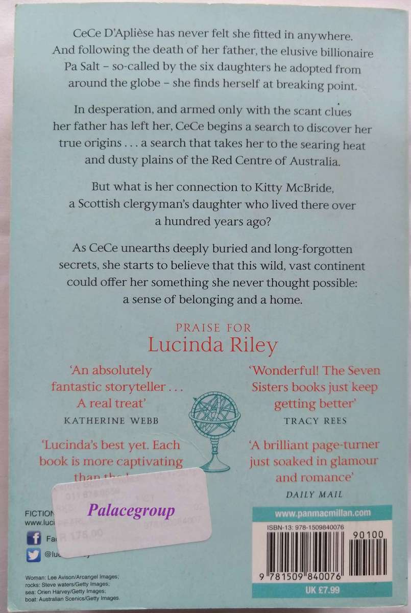 The Pearl Sister, Lucinda Riley, The International Bestseller, Paperback, 690 Pg, A5