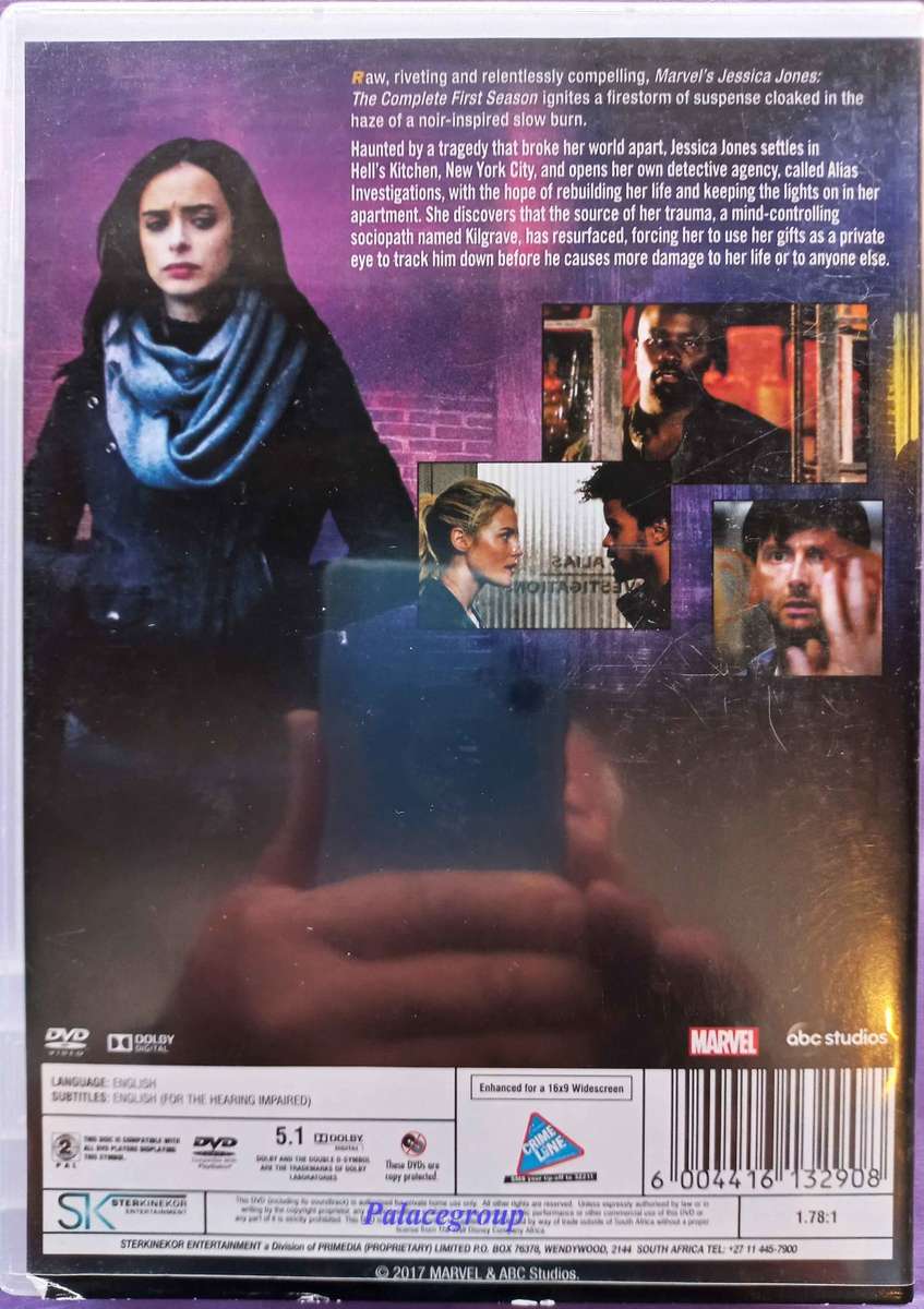 Jessica Jones - The Complete First Season, 4 Disc`s, Netflix Series, DVD