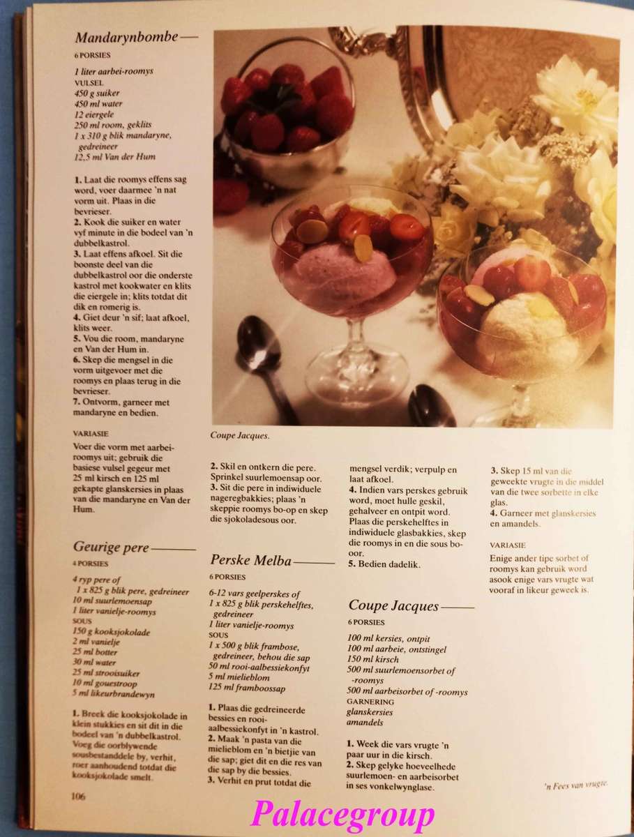 Suid Afrikaanse Vrugte, Bereiding & Preservering, +400 Resepte, 120 Kleur Fotos, 153 Bl, Hardeband