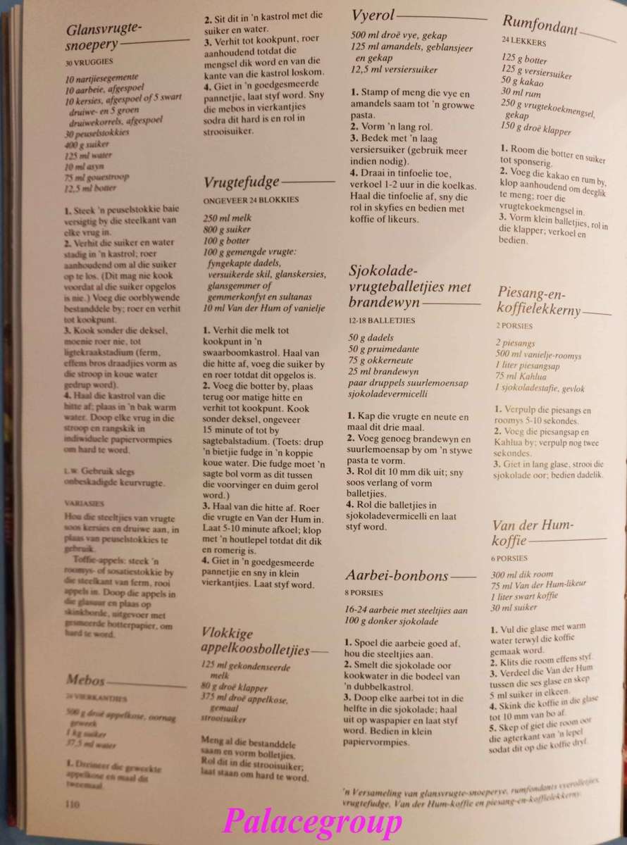 Suid Afrikaanse Vrugte, Bereiding & Preservering, +400 Resepte, 120 Kleur Fotos, 153 Bl, Hardeband