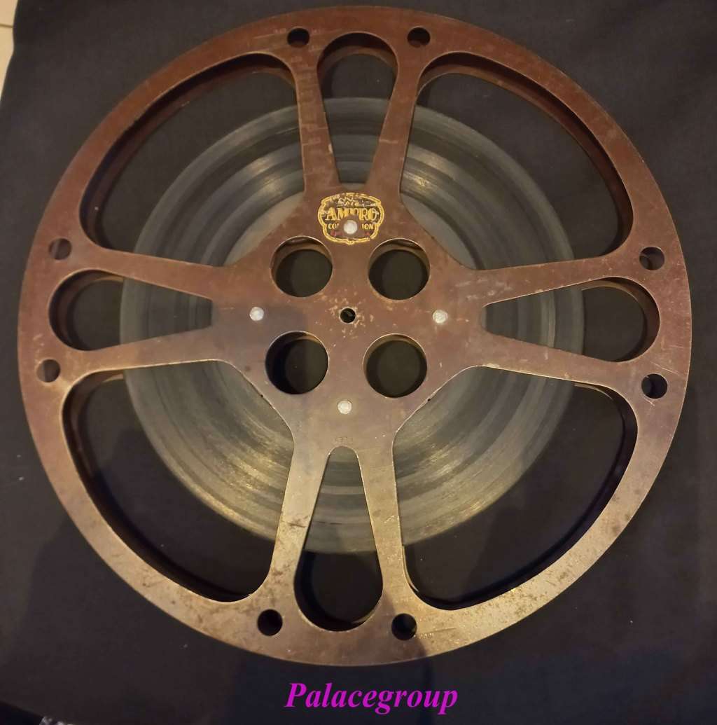 Projector Reel, Ampro, Diameter 135mm, Colour - Brown